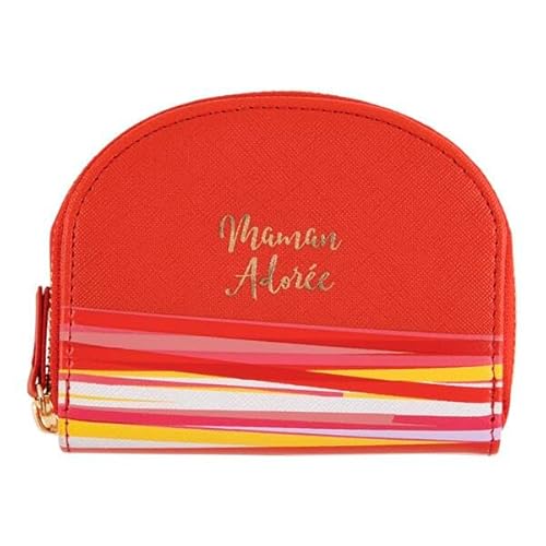 DRAEGER PARIS 1886 Erwachsene, Unisex Maman Adorée – Rot Portemonnaie, braun von DRAEGER