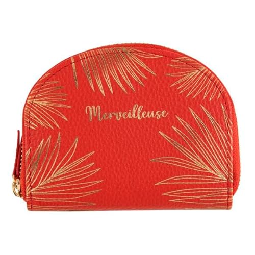 DRAEGER PARIS 1886 Erwachsene, Unisex Wunderbares rot Portemonnaie, braun von DRAEGER