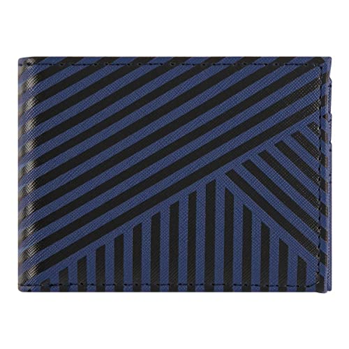 DRAEGER PARIS 1886 Herren Brieftasche – Marineblau und Schwarz Geldbörse, blau von DRAEGER PARIS 1886