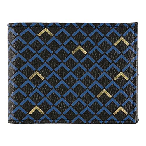 DRAEGER PARIS 1886 Herren Grafiken – Blau Schwarz Gold Geldbörse, Royalblue von DRAEGER