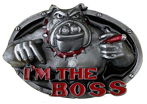 I'm The Boss Gürtelschnalle mit Geschenkbox von DRAGON DESIGNS TANSIDE LTD.