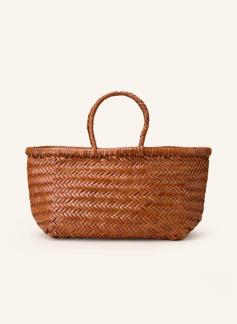 Dragon Diffusion Handtasche Bamboo Triple Jump Small braun von DRAGON DIFFUSION