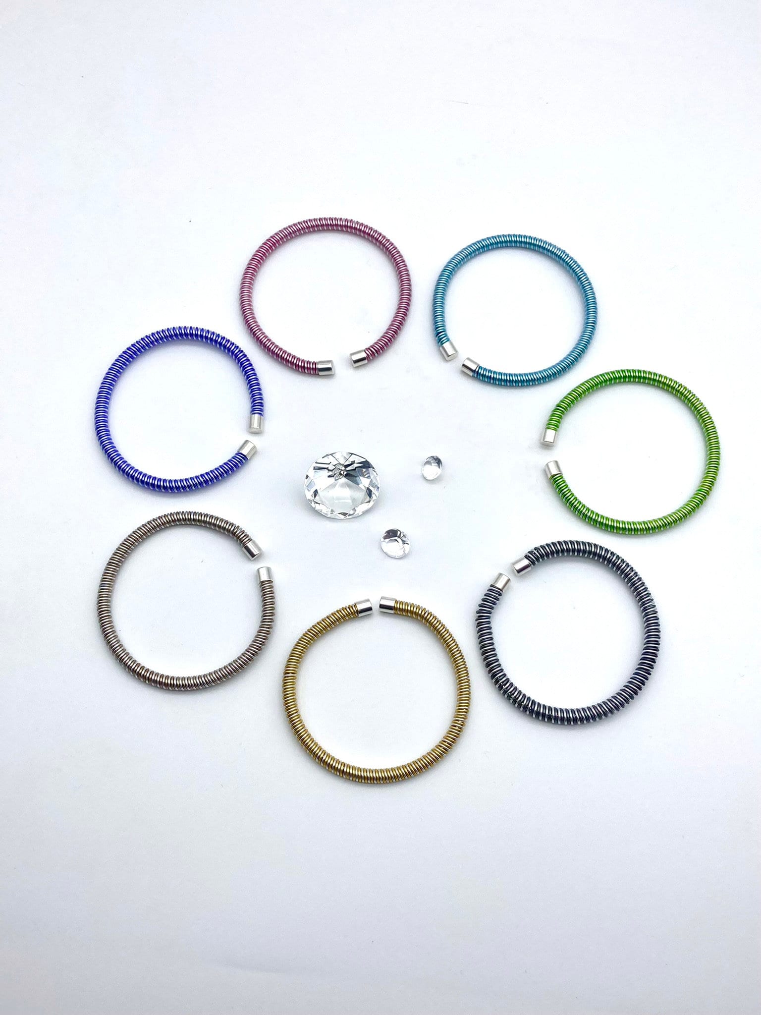 Chicer Armreif Aus Aluminiumdraht/Armband Biegearmband Gefertigt in Wunschfarbe Bicolor Geschenkidee Für Sie Und Ihn von DRAHTISTIN