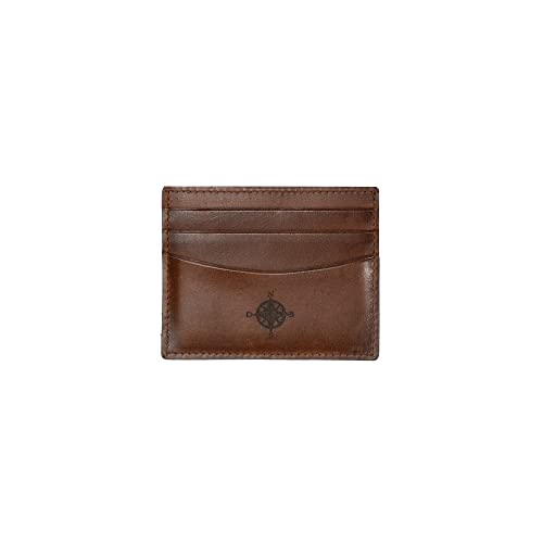 DRAKENSBERG Karten-Etui Leder 'Blake' - Minimalistische Herren Brieftasche für Kreditkarten, Mini Slim Geldbörse, nachhaltig, Vintage-Braun, DR00163 von DRAKENSBERG