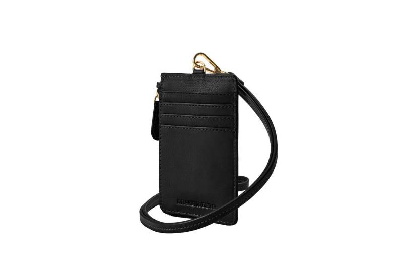 DRAKENSBERG Kartenetui zum Umhägen »Ava« Schwarz, ideal auch zur Aufbewahrung von Zugangskarten und Visitenkarten von DRAKENSBERG