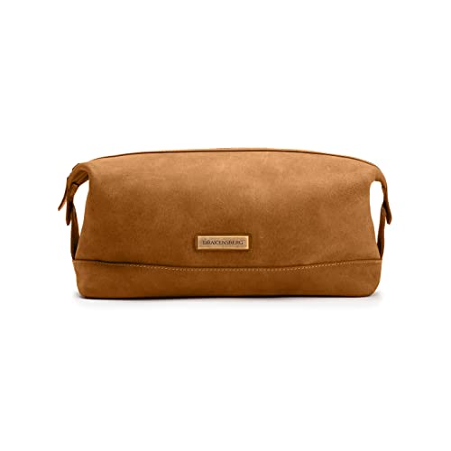 DRAKENSBERG Leder Kulturbeutel Damen und Herren 'Ruby' - Klassische Kulturtasche, elegant, edel, erweiterbar, nachhaltig, 5L - Cognac-Braun, DR00335 von DRAKENSBERG