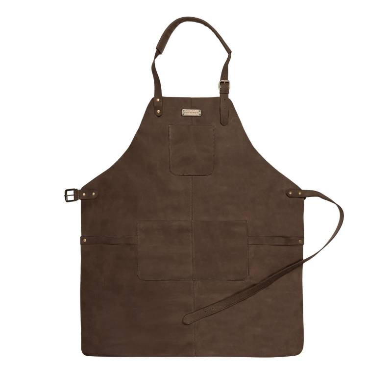 Drakensberg Xxl Grillschürze Bob Kaffee-Braun, Handgemachte Kochschürze, Küchenschürze Für Herren & Barista Aus Nachhaltigem Premium Leder von DRAKENSBERGde