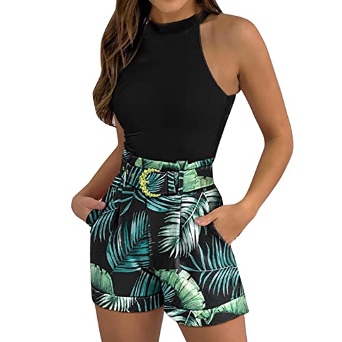 Anzug Damen Elegant 3 Teiler Sommer Outfits Top Und Shorts Und Gürtel Set Zweiteiler Damen Bussiness Outfit Sexy Kurz Bekleidung Hosenanzug Slim Fit Streetwear, Blazer Anzüge Kombi Hosenanzüge Anzug Damen Elegant 3 Teiler Sommer Outfits Top Und Shorts Und Gürtel Set Zweiteiler Damen Bussiness Outfit Sexy Kurz Bekleidung Hosenanzug Slim Fit Streetwear, Blazer Anzüge Kombi Hosenanzüge von DRALOFAO
