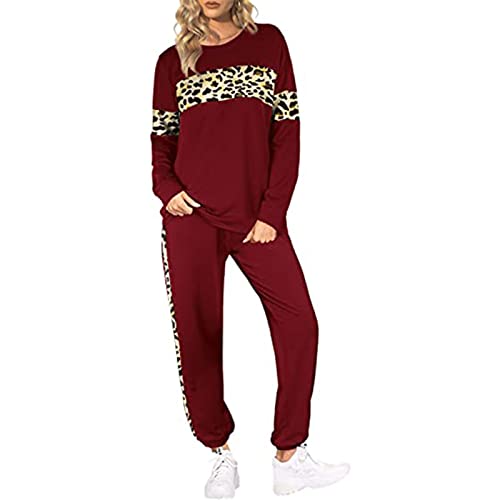 Frottee Schlafanzug Lang Zweiteiler Schlafhose Flauschig Family Sexy Warm Schlafanzuege Weihnachten Große Größen Kuschelig Kleidung Pyjamas Pjama Loungewear Weihnachtshosen Pyjamahose von DRALOFAO