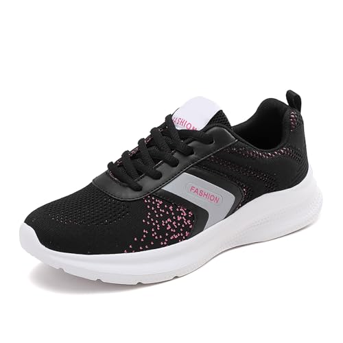 DRALOFAO Wanderschuhe Damen Wasserdicht Turnschuhe Outdoor Sportschuhe Kletterschuhe Trailrunning Walkingschuhe Bequeme Sommer Schuhe Laufschuhe Trainingsschuhe Leichte Halbschuhe von DRALOFAO
