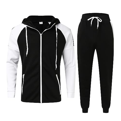 Herren Jogginganzüge Sweat Kapuze Herren Jogginanzug Hose Herren Winter Sweatanzug Aufdruck Kleidung Herren Pullover Herren Herren Sweater Hip Hop Herren Lang Winter Jogginganzug Sweatshirt Mit Kapuze von DRALOFAO