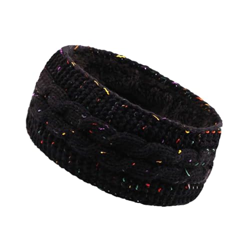 Winter Stirnband Damen Geflochtener Sport Stirnband Winter Merinowolle Strick Laufen Haarband Beauty Hair Kostüm Weihnachts Haarschmuck Kopftuch Haarreif, Stirnband Sport von DRALOFAO