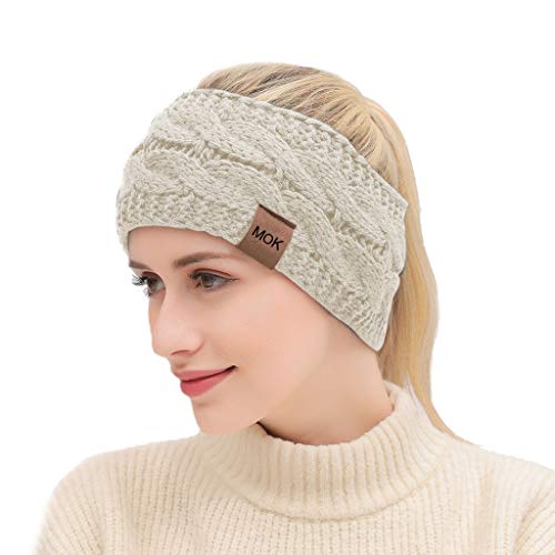 Winter Stirnband Damen Laufen Breit Haarschmuck Hair Joggen Accessoires Fleece Haarband Women Kostüm Weihnachts Blumen Stirnband Haarreifen Haarreif, Haarband Damen von DRALOFAO