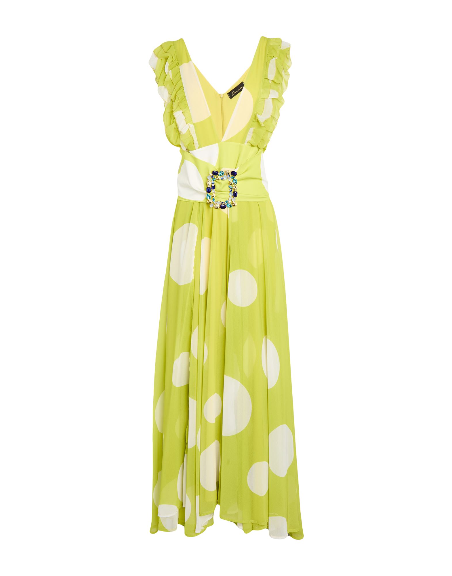 DRAMÉE Maxi-kleid Damen Limettengrün von DRAMÉE
