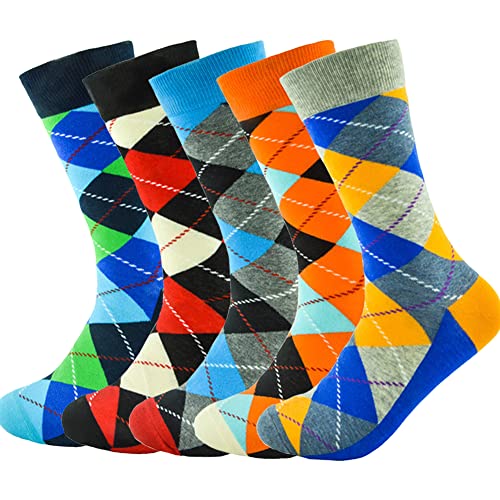 DRASEX Herren Socken Bunte Gemusterte Baumwolle Socken 007 von DRASEX