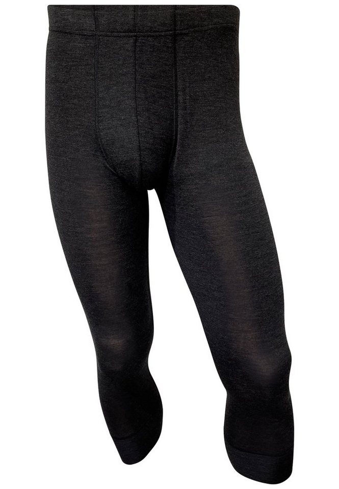 DRASSN Lange Unterhose Unterlind Herren Merino 3/4 lange Unterhose Unterwäsche (1-St) MADE IN EU - 100% Merino von DRASSN