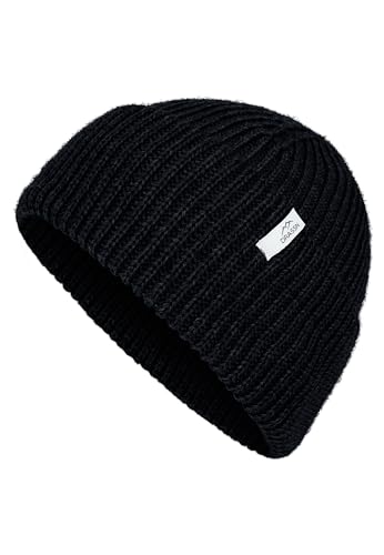 DRASSN Mütze Herren/Damen Pfrentsch - Merino - Recycelt - Made IN Germany (Schwarz) von DRASSN