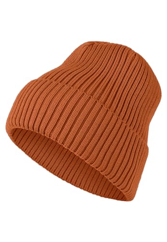 DRASSN Mütze Herren/Damen Schirmitz - 100% Merino - Made IN Germany (Orange) von DRASSN