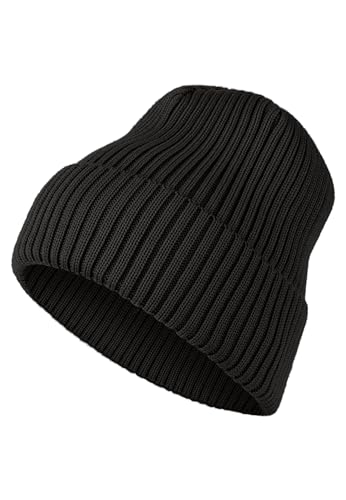 DRASSN Mütze Herren/Damen Schirmitz - 100% Merino - Made IN Germany (Schwarz) von DRASSN