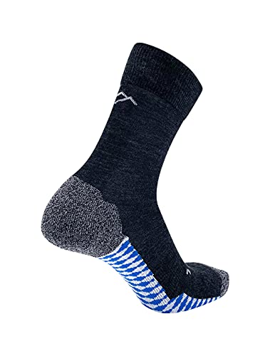 DRASSN Wandersocken, Outdoorsocken, Sportsocken, Radsocken - Damen & Herren - 1 Paar - hochwertige Trekking-Socke auch zum Spazieren, atmungsaktiv aus Merino Wolle - Nachhaltig (Bayern, 36-38) von DRASSN