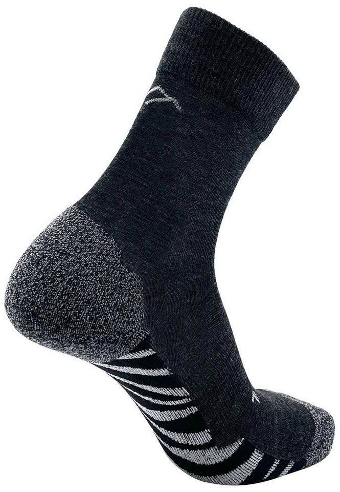 DRASSN Wandersocken Vohenstrauß Herren und Damen (1-Paar) aus Merino Wolle, mit druckfreiem Bündchen und Blasenschutz von DRASSN