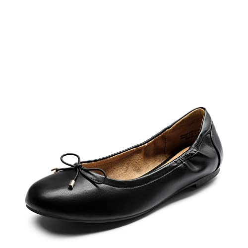 DREAM PAIRS Damen Ballerinas Schuhe Klassische Flache Ballerinas Damen Elegant mit Geschnürte Schleife SCHWARZ 36 (EUR) SDFA2310W-E von DREAM PAIRS