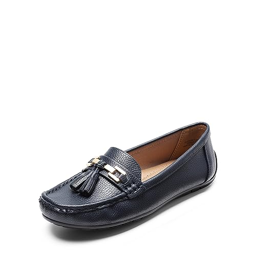 DREAM PAIRS Damen Loafer Bequeme Mokassins Slippers NAVI 36 (EUR) SDLS2320W-E von DREAM PAIRS