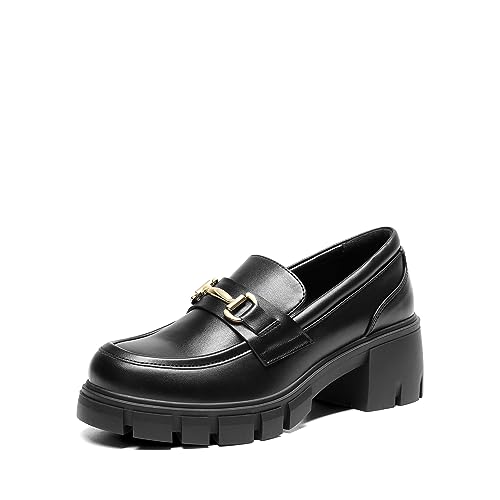 DREAM PAIRS Damen Mokassins Klassische Loafer Bequeme Slippers Business-Schuhe mit Dicker Sohle,Size 38.5,Schwarz,SDLS2321W DREAM PAIRS Damen Mokassins Klassische Loafer Bequeme Slippers Business-Schuhe mit Dicker Sohle,Size 38.5,Schwarz,SDLS2321W von DREAM PAIRS