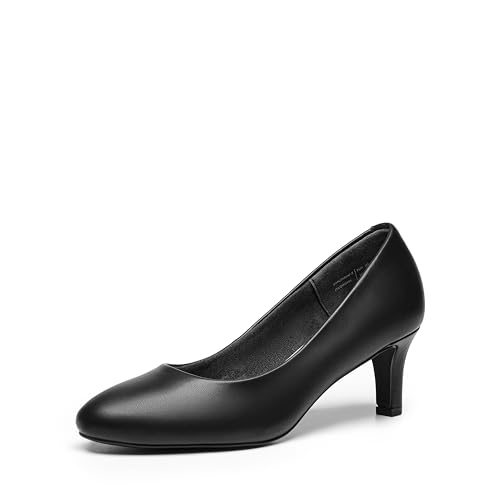 DREAM PAIRS Damen-Pumps mit spitzem Absatz, klassisch, modisch, mit Stiletto Elegante und Bequem Schuhe SCHWARZ-PU 36 (EUR) SDPU2439W-E von DREAM PAIRS