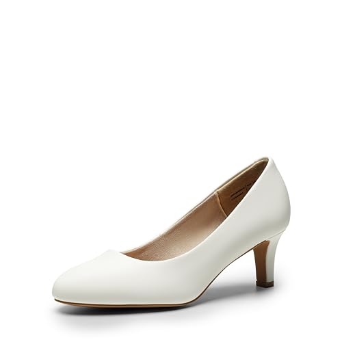 DREAM PAIRS Damen-Pumps mit spitzem Absatz, klassisch, modisch, mit Stiletto Elegante und Bequem Schuhe Weiss-PU 36 (EUR) SDPU2439W-E von DREAM PAIRS