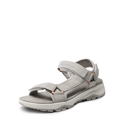 DREAM PAIRS Damen Sandalen Sport Outdoor Sandale Wandern Sandalen Trekking Flach Sommerschuhe Leicht Leichter Kaffee 41 (EUR) SDSA2320W-E von DREAM PAIRS