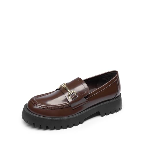 DREAM PAIRS Damen-Slipper mit modischem Wokr-Kleid,Size 39,Braun,DWUMLS2531 von DREAM PAIRS