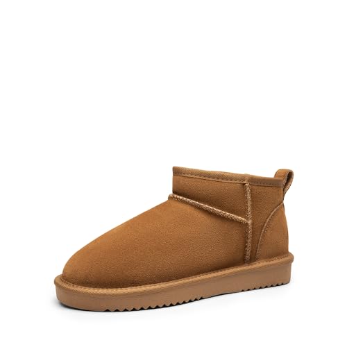 DREAM PAIRS Damen Stiefeletten Winterstiefel wasserfest warme Schneestiefel Wärme und Komfort Boots Stiefel für Damen FuzzyClassic Mini-Stiefel,Size 40,Chestnut,SDSB2405W DREAM PAIRS Damen Stiefeletten Winterstiefel wasserfest warme Schneestiefel Wärme und Komfort Boots Stiefel für Damen FuzzyClassic Mini-Stiefel,Size 40,Chestnut,SDSB2405W von DREAM PAIRS
