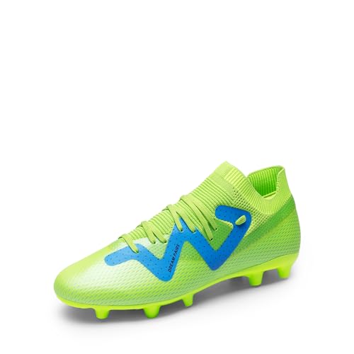DREAM PAIRS Herren Fußballschuhe Top Professionelle Athletics Trainingsschuhe Outdoor Sport Football Schuhe Fussballschuhe,Size 44,Neongrün,SDSS2402M-E von DREAM PAIRS