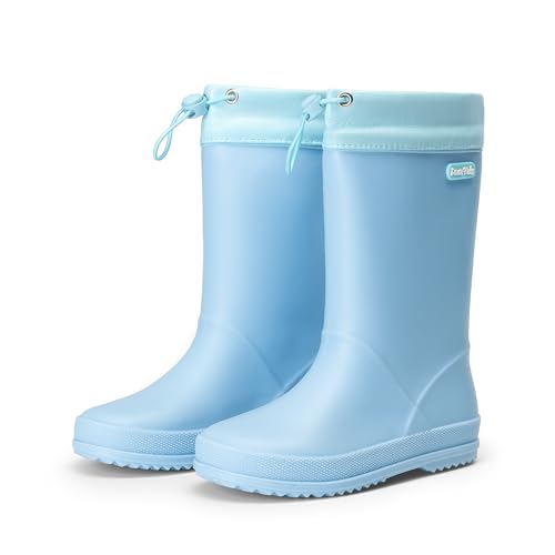 DREAM PAIRS Kinder Regenstiefel Gummistiefel Verstellbarer Kordelzug Verhindert das Eindringen von Wasser Rutschfest leicht verschleißfest Jungen und Mädchen Stiefel,Size 33.5,Sky Blue,SDRB2401K DREAM PAIRS Kinder Regenstiefel Gummistiefel Verstellbarer Kordelzug Verhindert das Eindringen von Wasser Rutschfest leicht verschleißfest Jungen und Mädchen Stiefel,Size 33.5,Sky Blue,SDRB2401K von DREAM PAIRS
