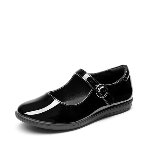DREAM PAIRS Mädchen Mary Jane Ballerina Flache Schuhe Elegante Schulschuh Preppy-Stil,Size 28.5,SCHWARZ/Lack/PU,KFL217 DREAM PAIRS Mädchen Mary Jane Ballerina Flache Schuhe Elegante Schulschuh Preppy-Stil,Size 28.5,SCHWARZ/Lack/PU,KFL217 von DREAM PAIRS