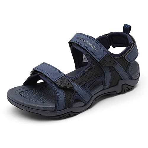 DREAM PAIRS Herren Sandalen Wandern Wasser Strand Sport Outdoor Sportliche Bogen Unterstützung Sommer Sandalen,Size 46,MARINE,SDSA228M von DREAM PAIRS