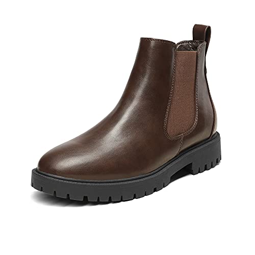 DREAM PAIRS Stiefeletten Damen Chelsea Boots Damen Ankle Chelsea Boots,Size 36.5,Braun/Pu,DAB213 DREAM PAIRS Stiefeletten Damen Chelsea Boots Damen Ankle Chelsea Boots,Size 36.5,Braun/Pu,DAB213 von DREAM PAIRS