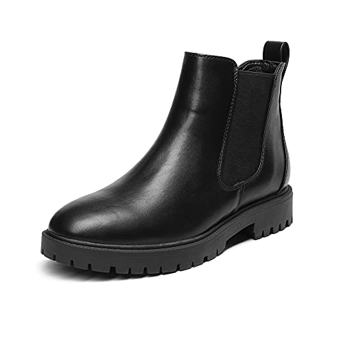 DREAM PAIRS Stiefeletten Damen Chelsea Boots Damen Ankle Chelsea Boots,Size 41.5,Schwarz/Pu,DAB213 DREAM PAIRS Stiefeletten Damen Chelsea Boots Damen Ankle Chelsea Boots,Size 41.5,Schwarz/Pu,DAB213 von DREAM PAIRS