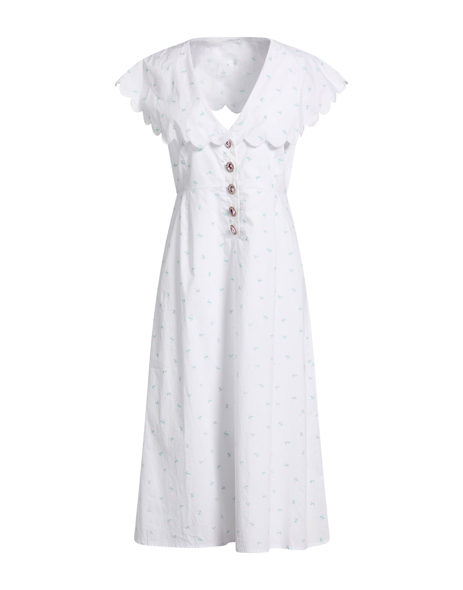 DREAM SISTER JANE Midi-kleid Damen Weiß von DREAM SISTER JANE