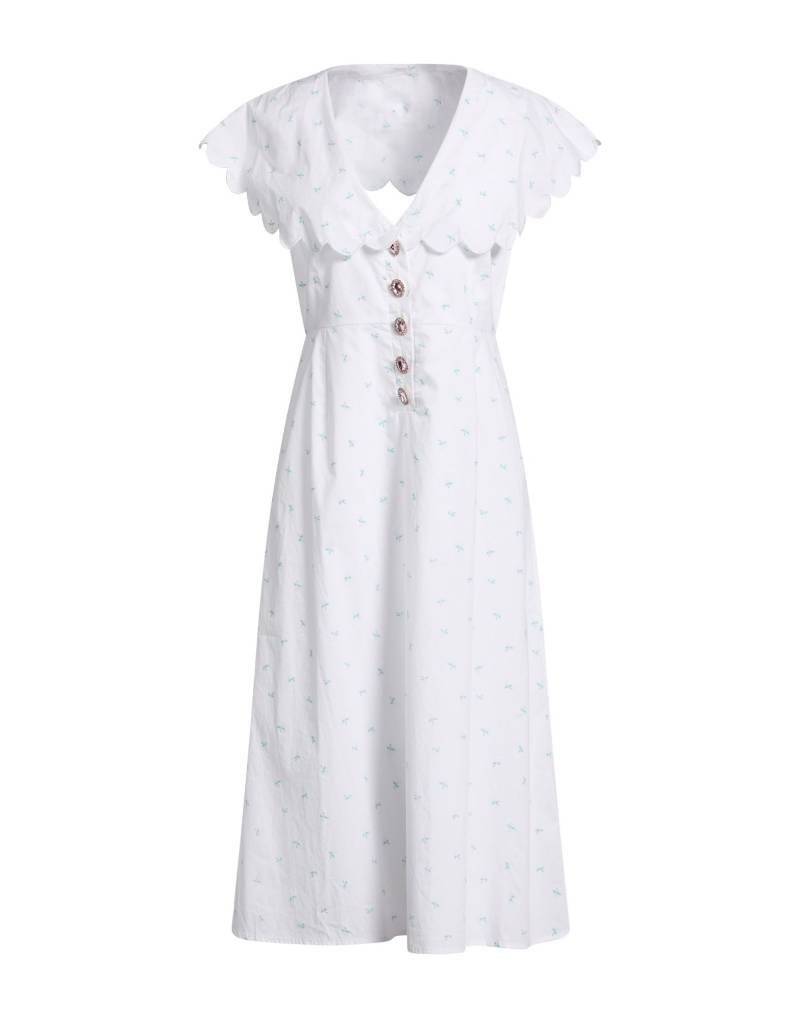 DREAM SISTER JANE Midi-kleid Damen Weiß von DREAM SISTER JANE