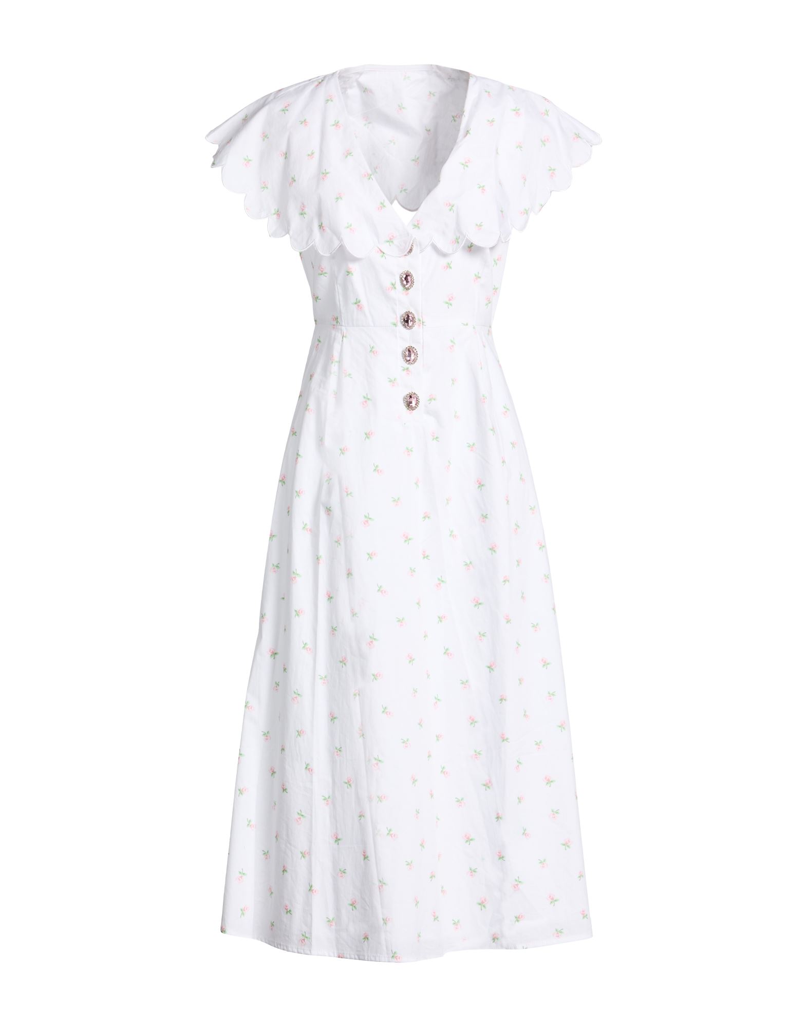 DREAM SISTER JANE Midi-kleid Damen Weiß von DREAM SISTER JANE