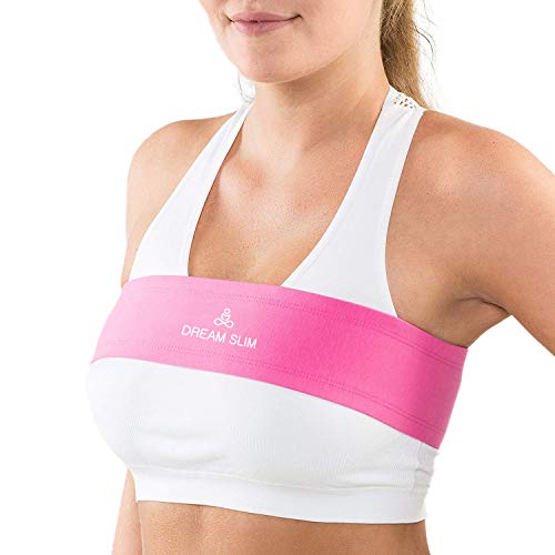 DREAM SLIM P336 Bruststütze, stoßfest, verstellbar, extra Sport-BH - Pink - Medium von DREAM SLIM