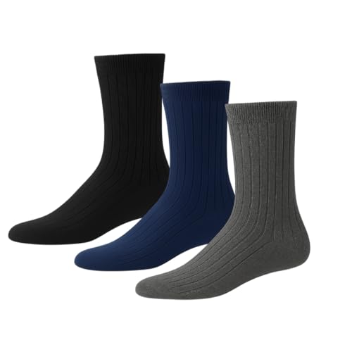DREAM SOCKS Wollsocken Herren Damen Warm,Angora Socken sehr dick Flauschig, 3 or 6 paar. (39-42, 3 pairs set.DARK COLOURS) von DREAM SOCKS