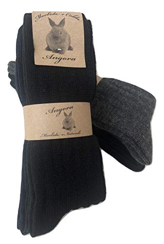 DREAM SOCKS Wollsocken Herren Damen Warm,Angora Socken sehr dick Flauschig, 3 or 6 paar. (43-46, 6 pairs set.DARK COLOURS) von DREAM SOCKS