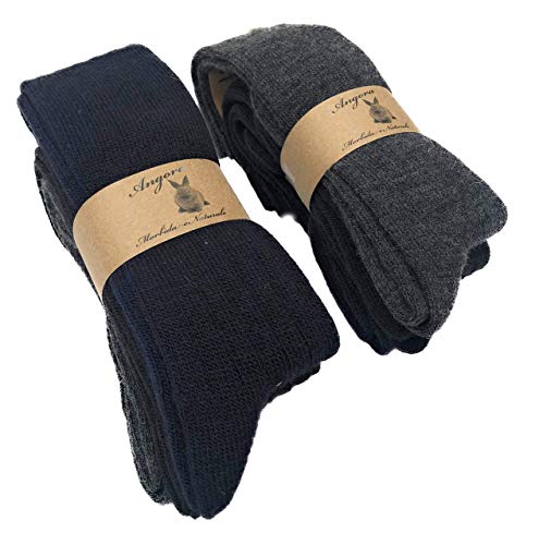 DREAM SOCKS warme lange Angorawollsocken für Männer und Frauen, Wintersocken für die Kälte,(3er-Pack oder 6er-Pack) (6 Paar set. DARK, 43-46) von DREAM SOCKS