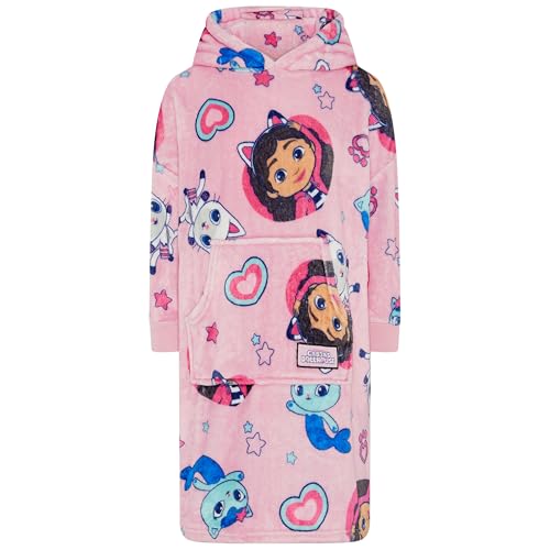 Gabby's Dollhouse - Decke Hoodie Kinder Fleece Übergröße Kapuzenpullover Mädchen - 3-4 Jahre: 104cm von DREAMWORKS GABBY'S DOLLHOUSE