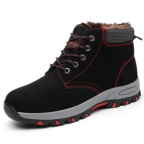 DRECAGE Gefütterte wasserdichte Arbeitsschuhe Herren Sicherheitsschuhe Damen Plüsch Stahlkappe Arbeitsstiefel für Winter 201 Schwarz 39 EU 245 DRECAGE Gefütterte wasserdichte Arbeitsschuhe Herren Sicherheitsschuhe Damen Plüsch Stahlkappe Arbeitsstiefel für Winter 201 Schwarz 39 EU 245 von DRECAGE