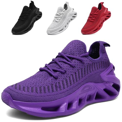 DRECAGE Laufschuhe Herren Turnschuhe Damen Straßenlaufschuhe Fitness Jogging Outdoor Fashion Sneaker Atmungsaktiv Leichte Sportschuhe Lila 39 EU DRECAGE Laufschuhe Herren Turnschuhe Damen Straßenlaufschuhe Fitness Jogging Outdoor Fashion Sneaker Atmungsaktiv Leichte Sportschuhe Lila 39 EU von DRECAGE
