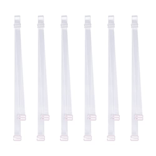 3 Pairs 0.31in Bh TräGer Transparent Rutschfeste Verstellbare Bh Mit Durchsichtigen TräGern Unsichtbareweiche Silikon Transparente Ersatz Bh Schultergurte von DREETINO